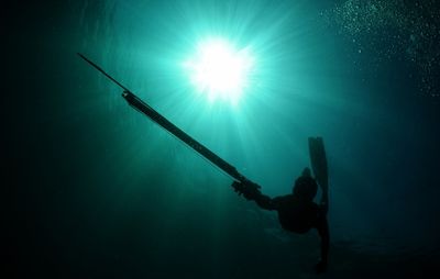 Spearfishing and Foraging
